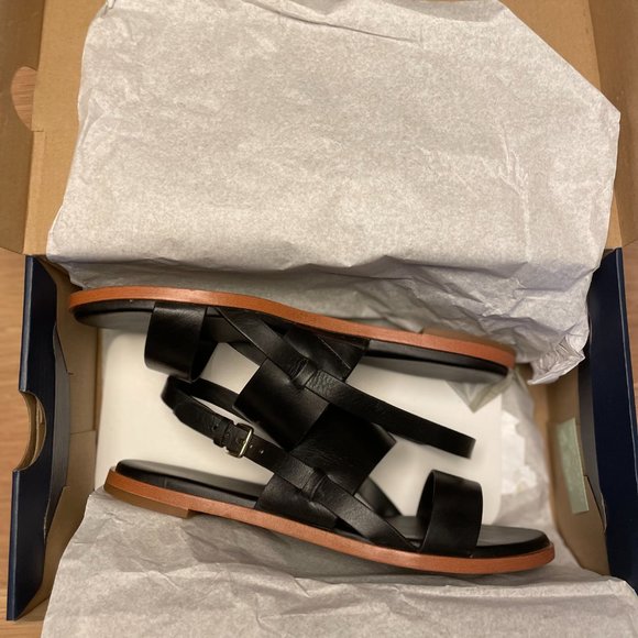 Cole Haan Flynn Flat Sandal, Black US 7 - Picture 7 of 8